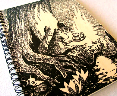 Notebook Moonlight Moomin plywood