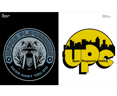 10 years T-shirts graphics - Upper playground