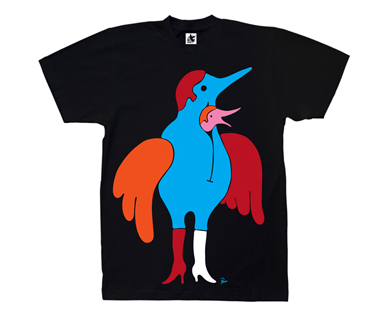 Tshirt ROCKWELL/PARRA - The Real You (black) + 1 sac toile offert