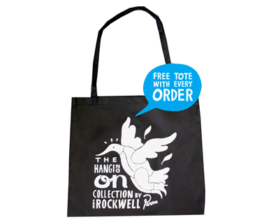 Tshirt ROCKWELL/PARRA - The Real You (black) + 1 sac toile offert