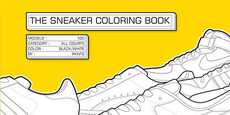 The sneaker colouring book