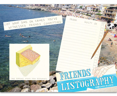 Friends listography