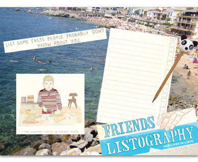 Friends listography