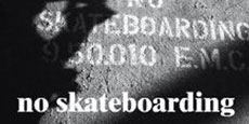 No Skateboarding