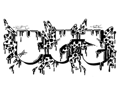 Graffiti Coloring Book