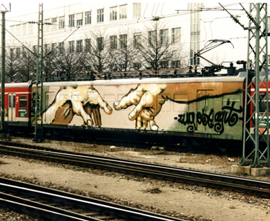 Action Painting Bringing Art to the Trains