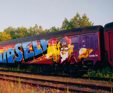Action Painting Bringing Art to the Trains