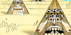 Our Mountain 1 (Triptyque) by Steven Harrington
